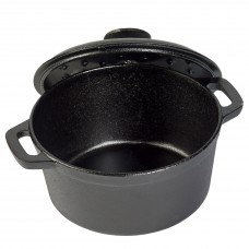 Basic Essentials 2.75 qt.Dutch Oven Soup Pot with Lid BSCE1043